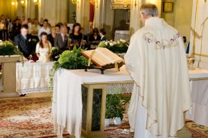Trauung in der Kirche